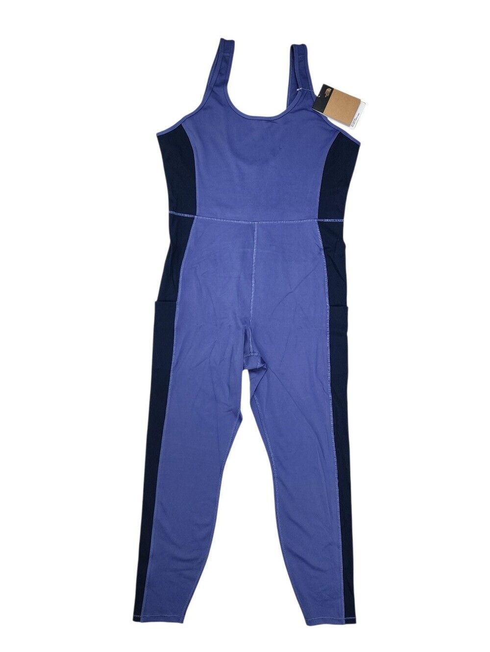 The North Face Dune Sky Long One Piece jumpsuit a purple-blue color Pockets XXL